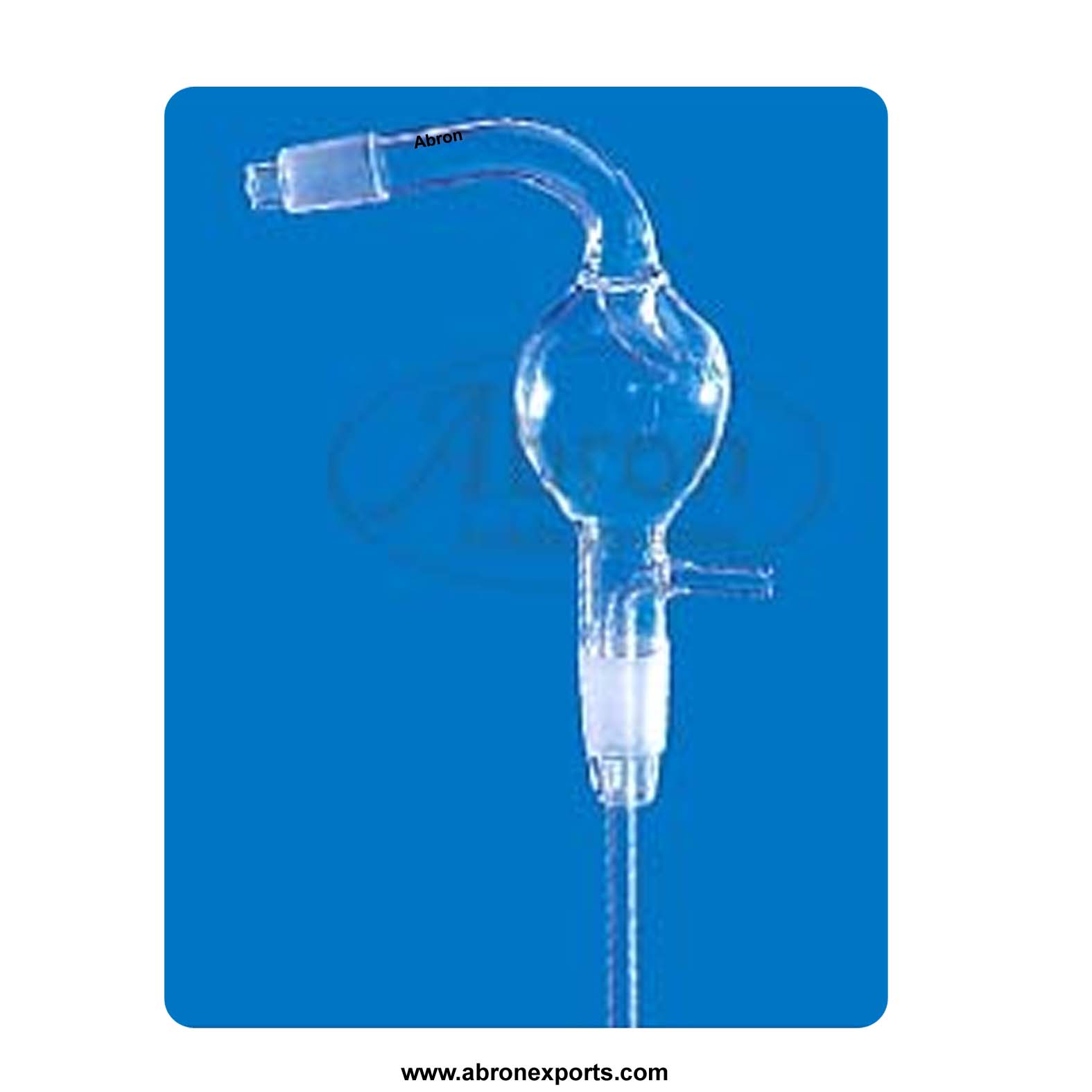 Steam Distillation Heads Pear Shape Sloping Borosilicate Glass abrosil abron AC-2034-01